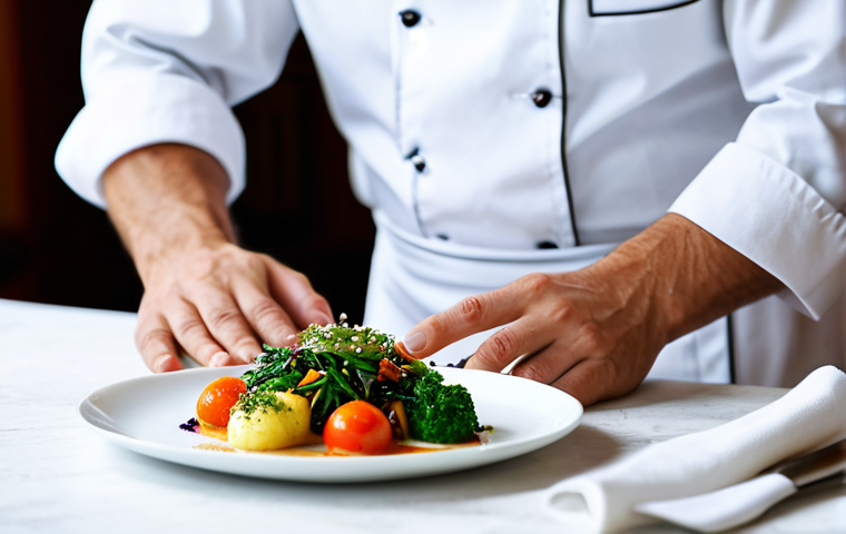 국제요리사 연봉 평균 및 전망 - Modern Restaurant Scene**

"A brightly lit, modern restaurant kitchen. A diverse team of chefs, full...