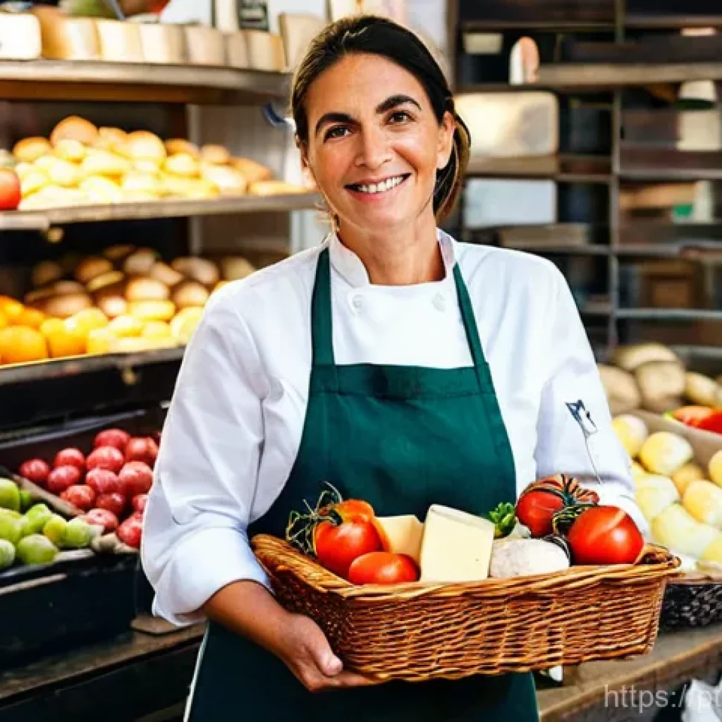 요리사로서 레시피 개발 과정 - **Prompt 1: The Culinary Muse in a Portuguese Market**
    "A vibrant, high-resolution photo capturi...