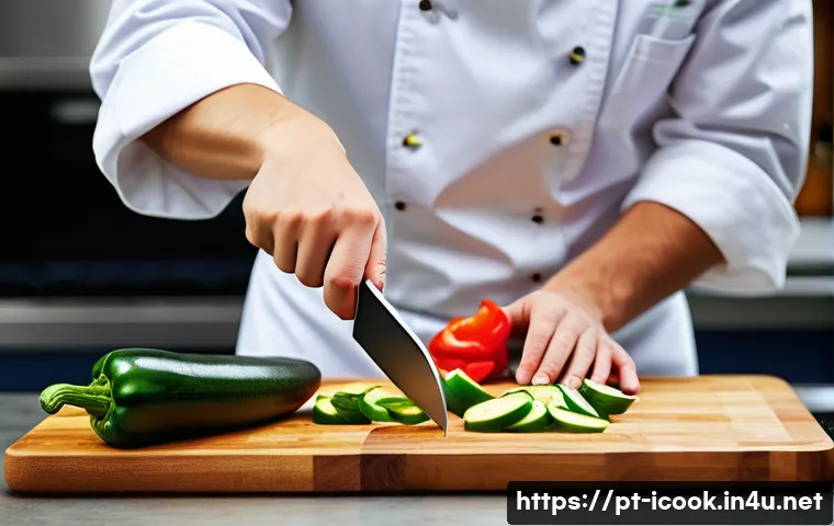 요리사 자격증 취득에 소요되는 시간 - **Culinary Student Mastering Techniques:**
    "A vibrant, eye-level, photorealistic portrait of a y...